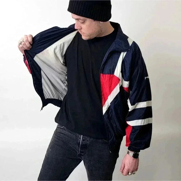Vintage Y2K Spalding  Windbreaker Track Jacket - L4 - Picture 2 of 9
